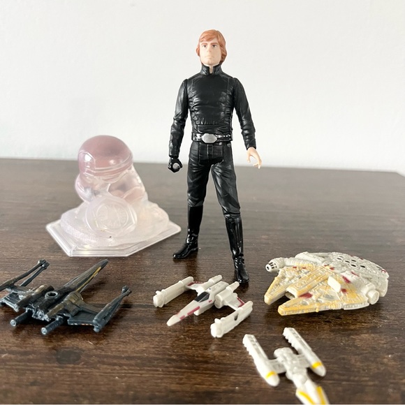 Star Wars Luke Skywalker Action Figure Infinity Millenium Falcon Micro Machines - Picture 2 of 6